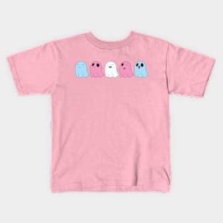 Trans Pride Ghosts Kids T-Shirt